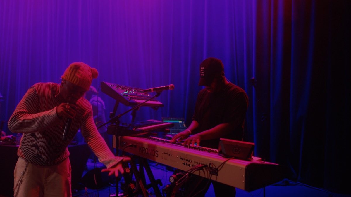 Michael Skidy at Kronos keyboard